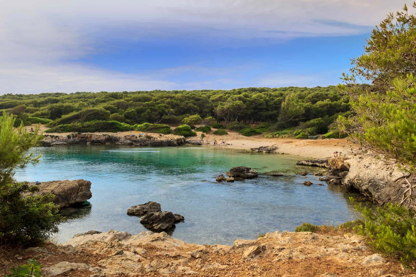 Porto Selvaggio barca Gallipoli baia incontaminata Salento